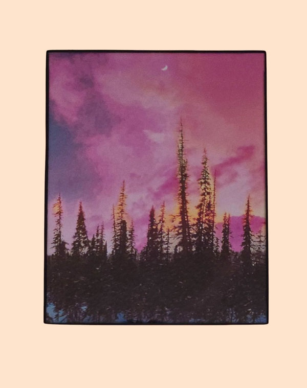Alaskan Twilight 8.25 in.x10.25 in. (with frame)