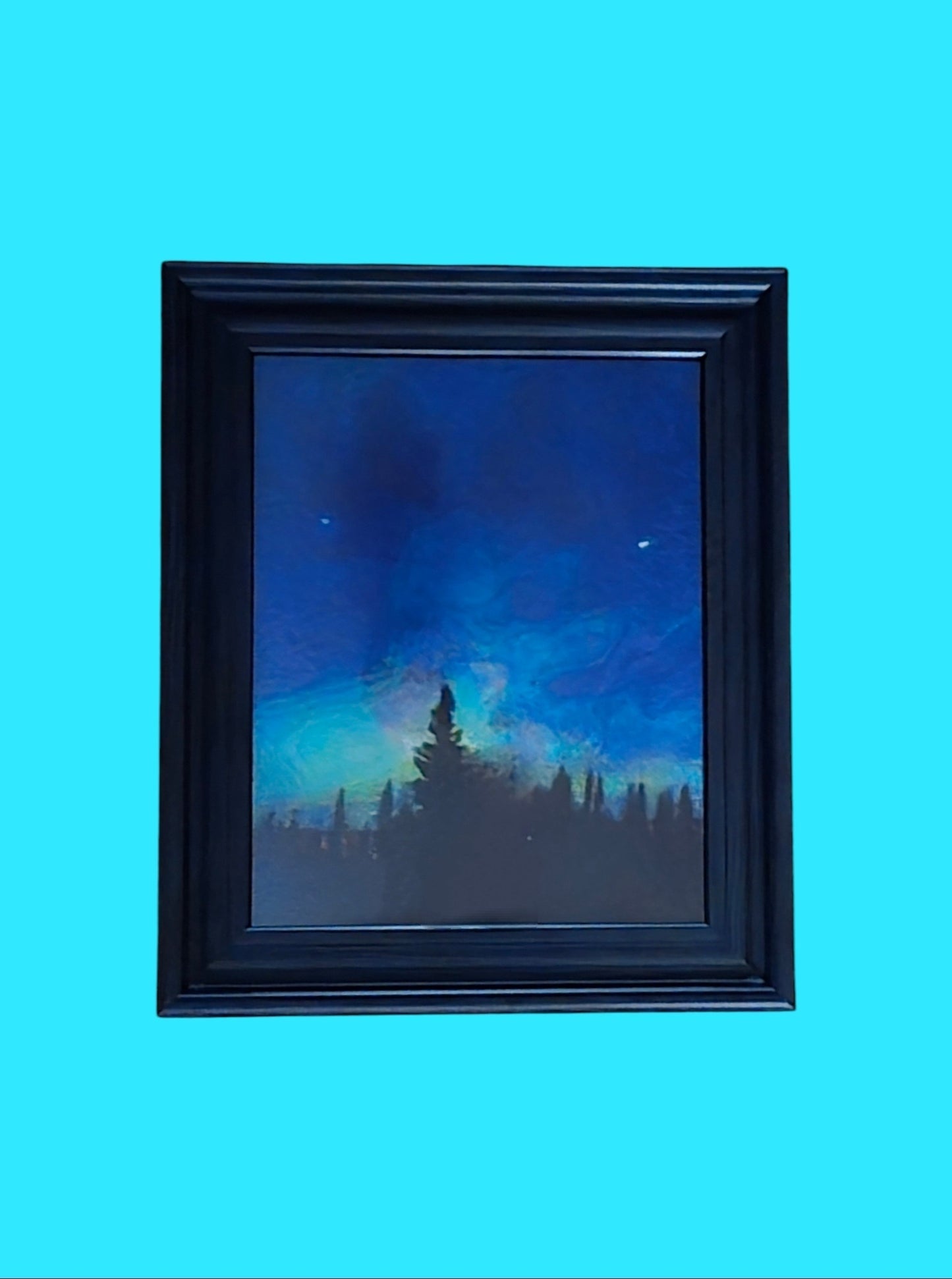 Channeling Van Gogh Phainting 8 in.x12 in. (with frame)