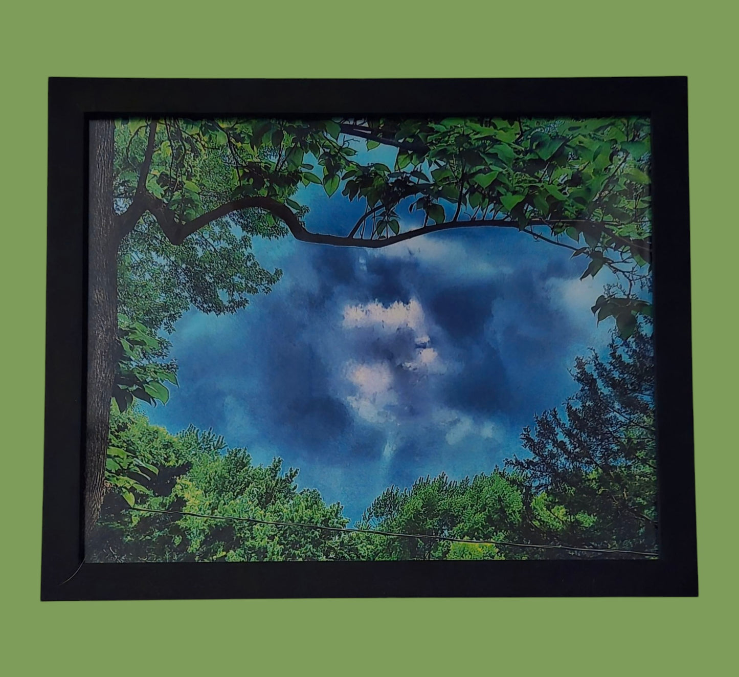 Eye of the Storm 9 in.x11 in. (with frame)