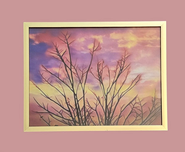 Fantastic Sky 15 in.x12 in. (with frame)