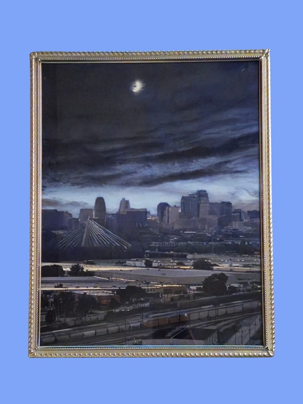 Lights Out 11.5 in.x14.5 in. (with frame)