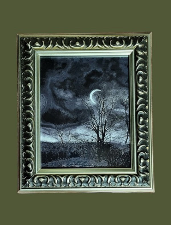 Spider Tree and Moon 11.75 x 13.75 in. (with frame)