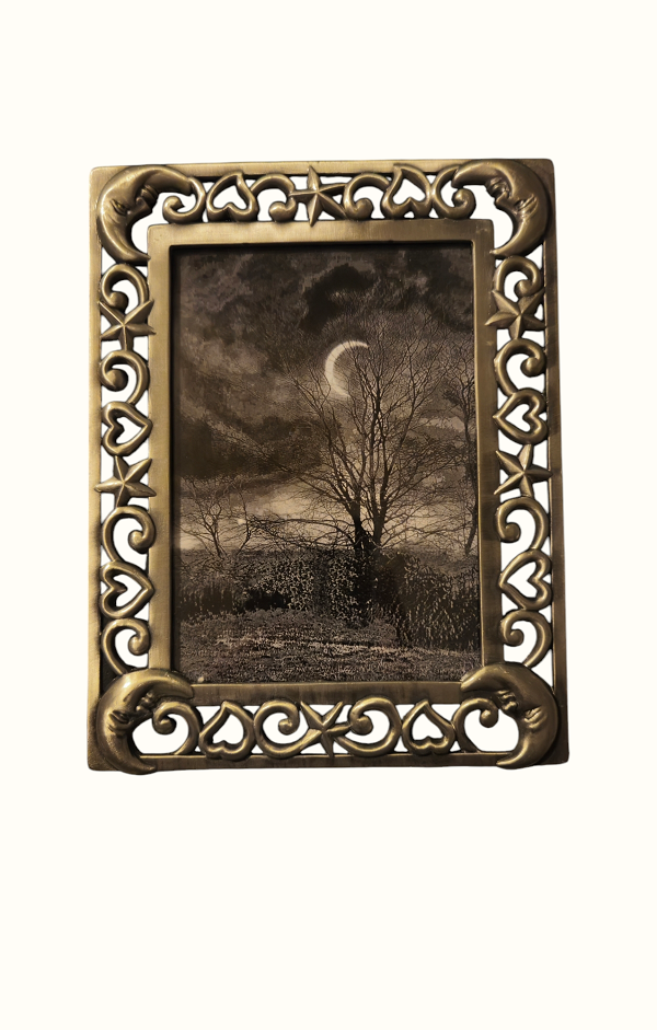 Spider Tree and Moon Small 5.25 in.x6.75 in. (with frame)