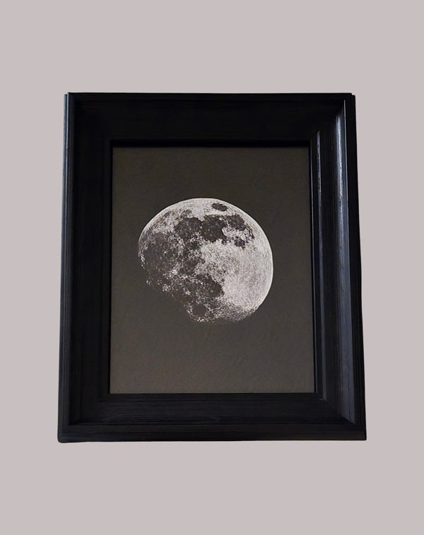 Moon Craters 11.5x13 in.