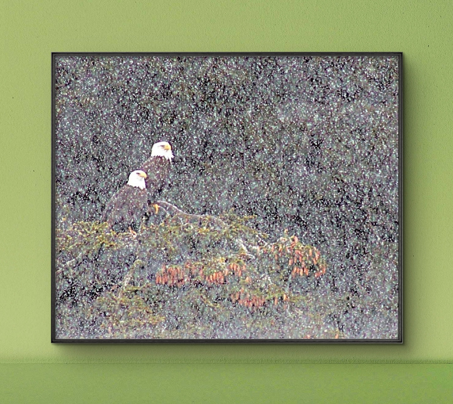 Still They Stand 12.25 in.x8.25 in. (with frame)