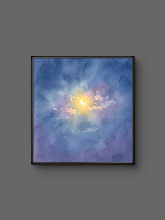 Celestial Haven 12.25 in.x 12.25 in. (with frame)